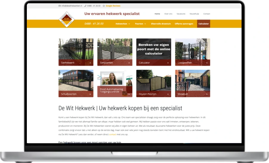 De Wit Hekwerken afb 1